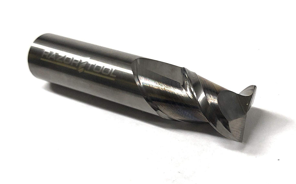 Razor Tool 1/4” Dia 2 Flute Carbide Square Nose End Mill 3/4” Length of Cut