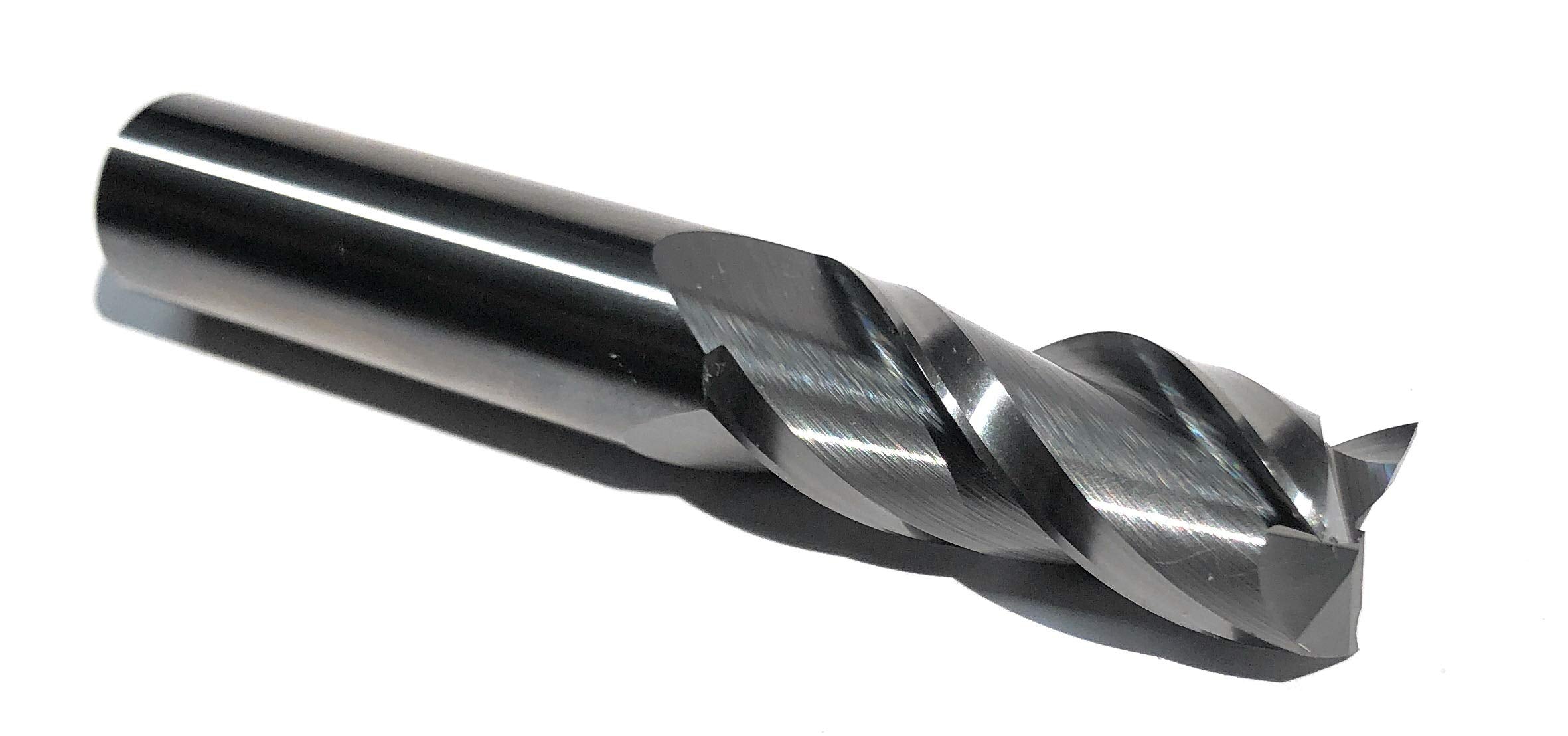 Razor Tool 1/4” Dia 3 Flute Carbide Square Nose End Mill 3/4” Length of Cut